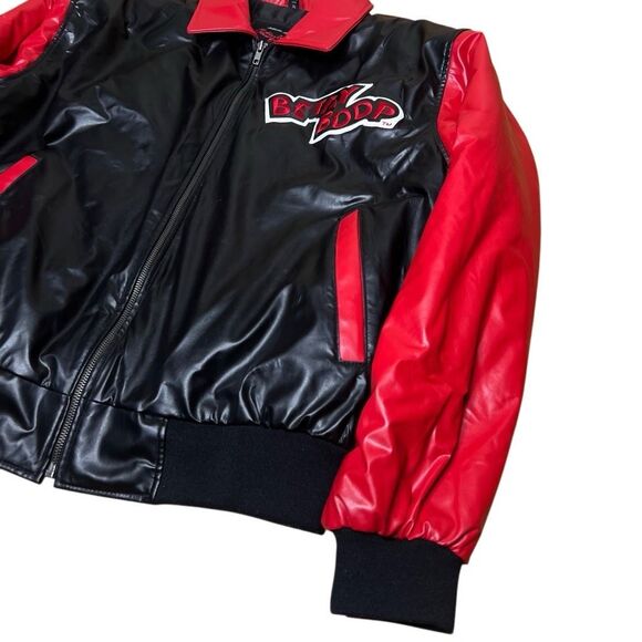 Vintage Betty Boop Leather Jacket By Excellent XL - Picture 5 of 10